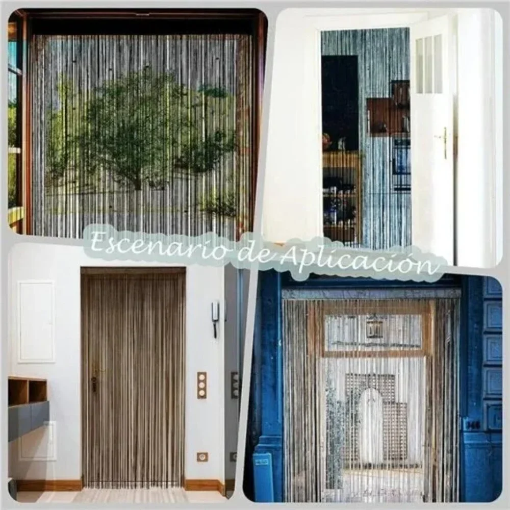 Beaded Curtain Door String Curtains for Doorways Tassels Beads Hanging Fringe